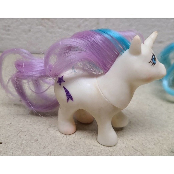 Vintage Lot of Hasbro G1 My Little Pony MLP - Lot of 5 with Misc. Accessories - Picture 3 of 14